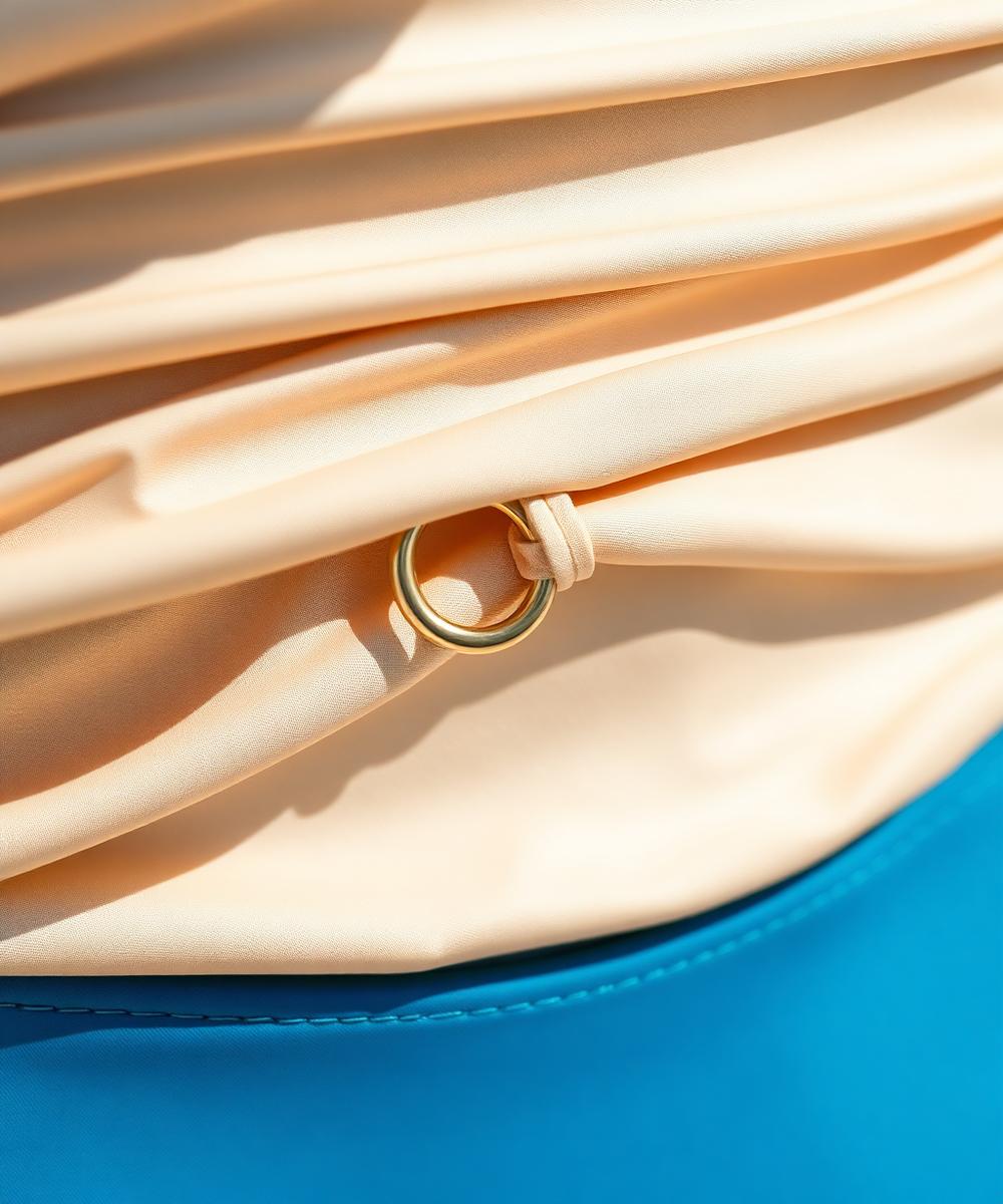 Detail of BRONQ swimwear hardware